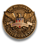 Picture of Bronze President's Volunteer Service Award Pin
